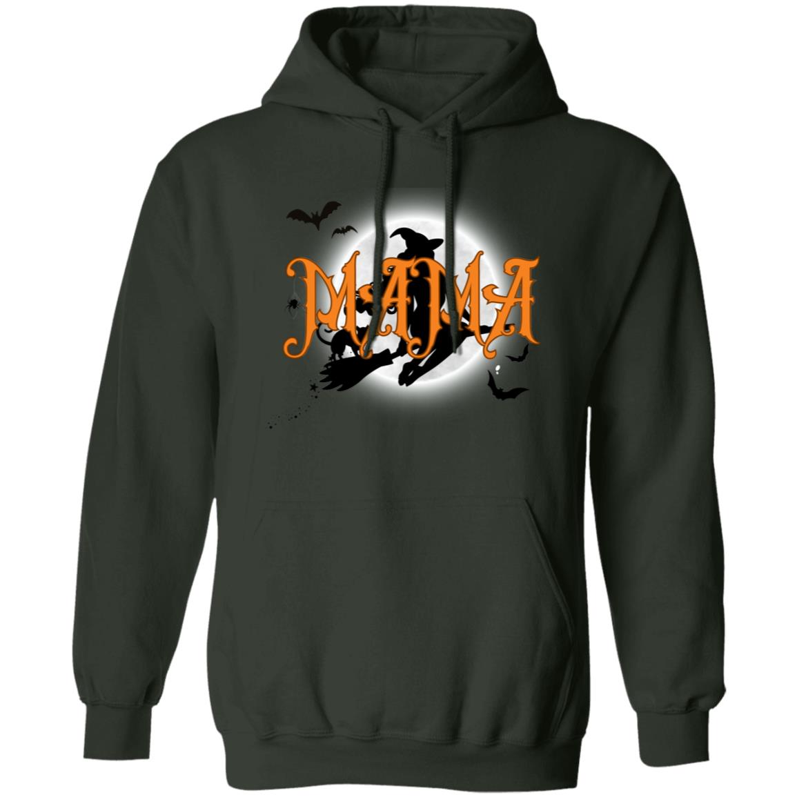 Mama Witch Halloween Pullover Hoodie