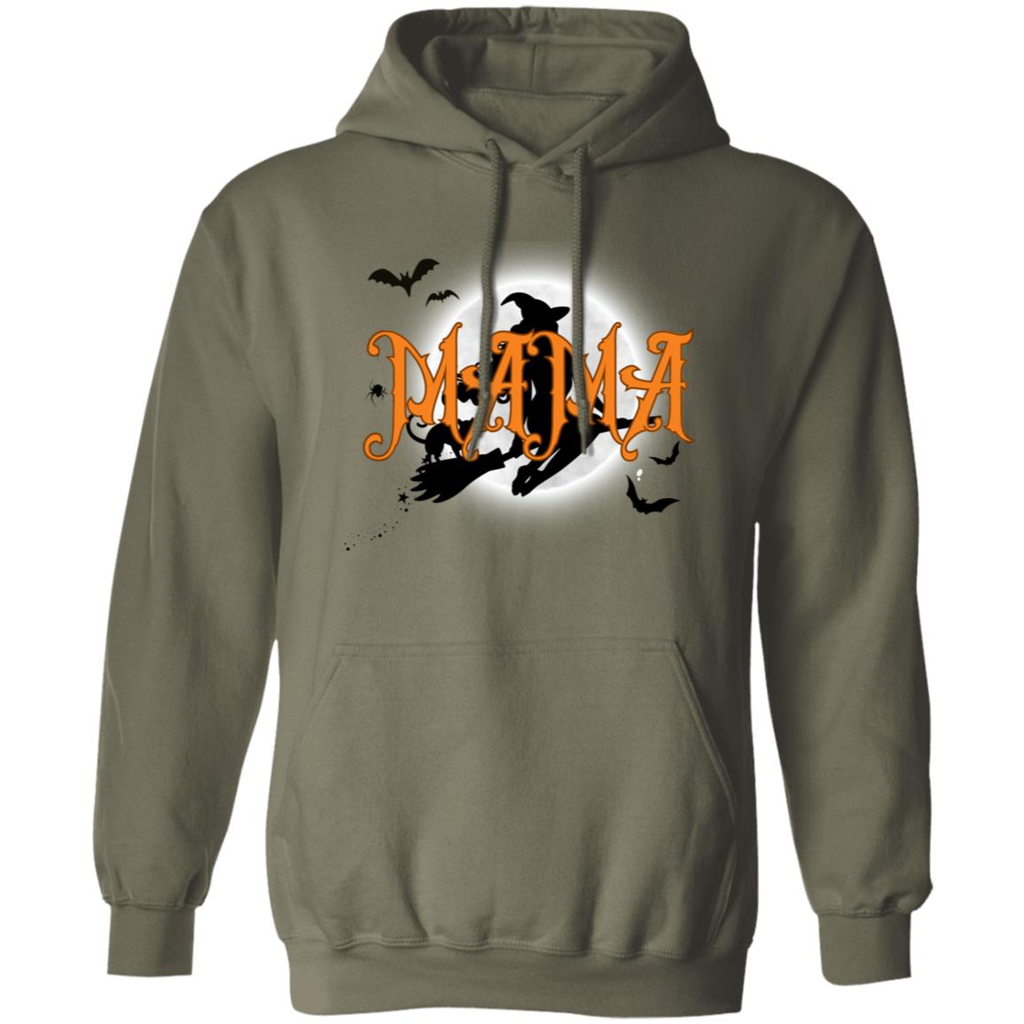 Mama Witch Halloween Pullover Hoodie