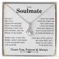 To My Soulmate | I Love You, Forever & Always - Alluring Beauty necklace