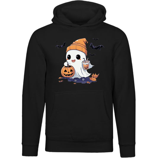 Cute Ghost Trick-or-Treating Unisex Halloween Hoodie