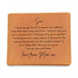 For Son | Graphic Leather Wallet