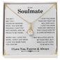 To My Soulmate | I Love You, Forever & Always - Alluring Beauty necklace