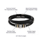 To My Future Husband | I Love You More Than You Will Ever Know -  Men's "Love You Forever" Bracelet