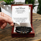 To My Future Husband | I Love You More Than You Will Ever Know -  Men's "Love You Forever" Bracelet