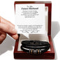 To My Future Husband | I Love You More Than You Will Ever Know -  Men's "Love You Forever" Bracelet